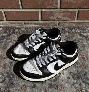Nike Dunk Low Panda Black White / Women's 6.5 / DD1503-101 Leather Sneaker